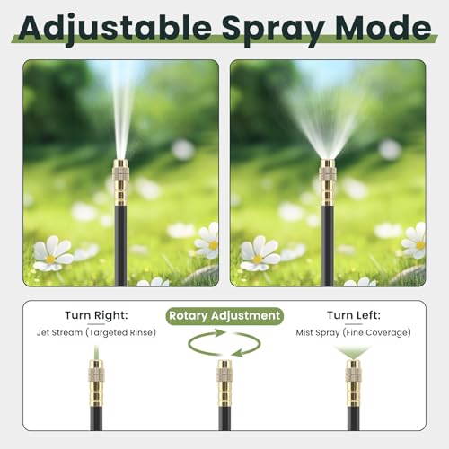200FT Automatic Drip Irrigation Kits Garden Watering System 40 Nozzles - size: 200 FT