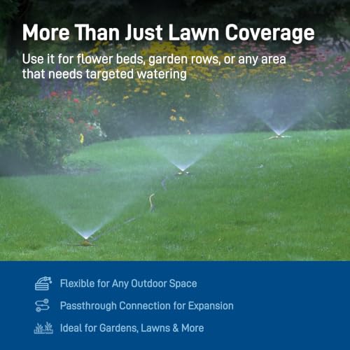 Orbit Port-A-Rain Above-Ground Sprinkler System, Green - 58092 - size: 1-Pack Sprinkler System