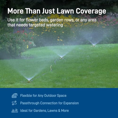 Orbit Port-A-Rain Above-Ground Sprinkler System, Green - 58092 - size: 1-Pack Sprinkler System