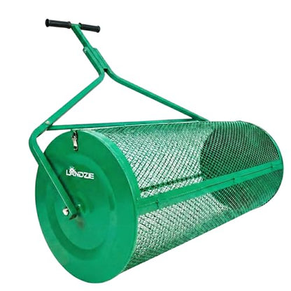 LANDZIE - Compost Spreader 44 Inch, Peat Moss & Top Soil Roller - size: 44 Inches
