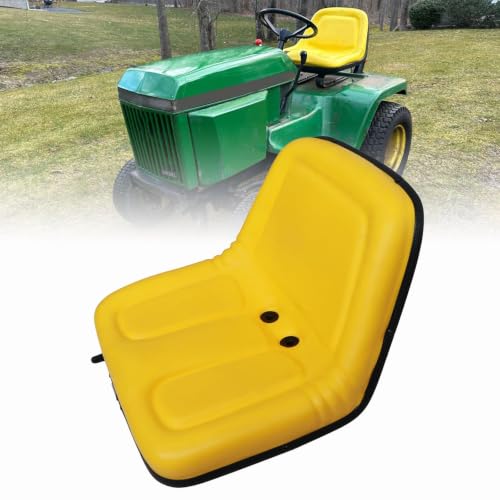 NLQR Lawn Mower Garden Tractor Seat Replacement Compatible with John Deere STX30 STX38 318 322 330 332 400 420 430 and Other Related Models Riding Mower Skid Steers 135001YE