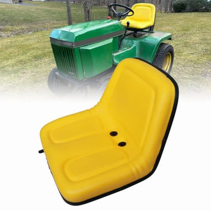 NLQR Lawn Mower Garden Tractor Seat Replacement Compatible with John Deere STX30 STX38 318 322 330 332 400 420 430 and Other Related Models Riding Mower Skid Steers 135001YE