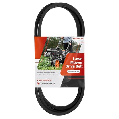 580364609 Lawn Mower Drive Belt 3/8" x 63.5", Kevlar Replacement Belt for Husqvarna LC221A LC221AH L221A L321AHE LFC221A, Replaces 580364605 590000301 - color: 580364609