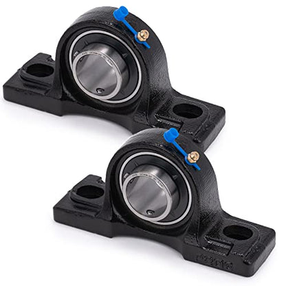 XiKe UCP206-20 with 1 1/4" Bore -Pack of 4 Mounted Pillow Block Bearings - size: UCP206-20 Bore 1-1/4"