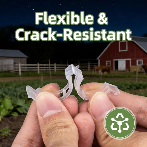 CLEANGOR 300Pcs Plant Clips, Plant Support Clips Plastic Trellis Clips