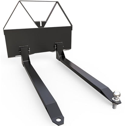 AUTOSAVER88 46" Pin-On Pallet Forks Frame Attachment, 2600 LB Capacity
