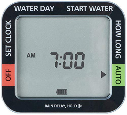 Melnor 65166AMZ HydroLogic Digital Hose Timer, 2-Zone Programmable Watering Timer, Quick Connect Bundle, Black, Grey - style: 2-Zone