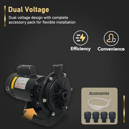 115/230Vac PB4-60 Pool Booster Pump For Pressure Side Pool Cleaner - color: Dark Gray