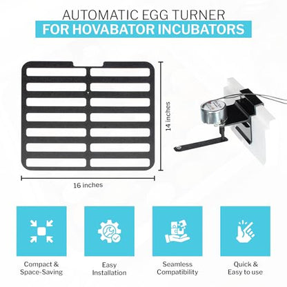 IncuTurn™ Automatic Egg Turner for HovaBator Incubators, Egg Turner Tray