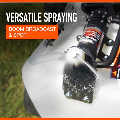 Ironton Tow-Behind Trailer Broadcast and Spot Sprayer, 13-Gal. Capacity