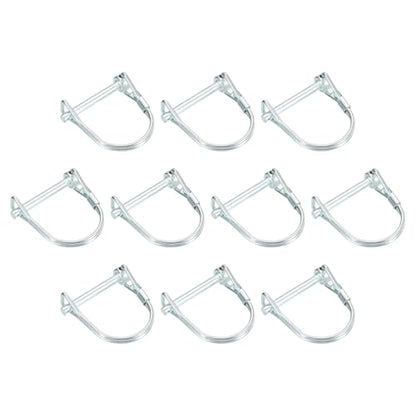 uxcell 10Pcs 11/16" Dia Trailer Coupler Pin, 1-3/8" Long Coupler Pin Shaft Locking Pin, Round Pto Pin for Farm Trailers and Garden - size: 11/16" x1-3/8"