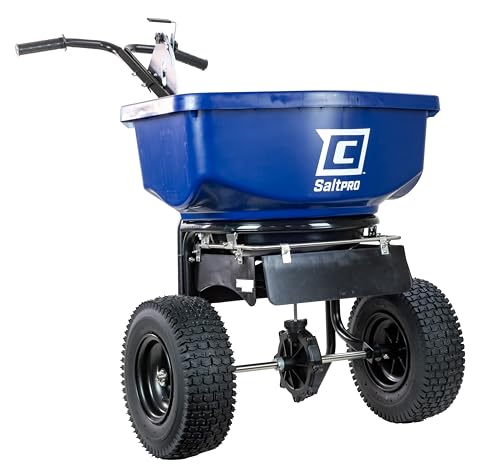 CHAPIN 88300B SaltPro 80 lb Contractor Salt Spreader, 12" Tires, Ice Melt - size: 80Lbs, Contractor