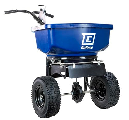 CHAPIN 88300B SaltPro 80 lb Contractor Salt Spreader, 12" Tires, Ice Melt - size: 80Lbs, Contractor