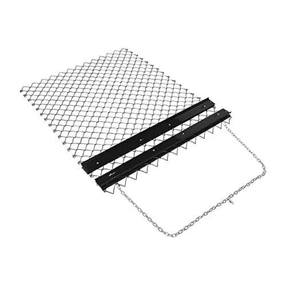 Yard Tuff Steel Drag Harrow/Field Leveler for ATV, UTV & Tractor with Front Tray, 5' x 4'