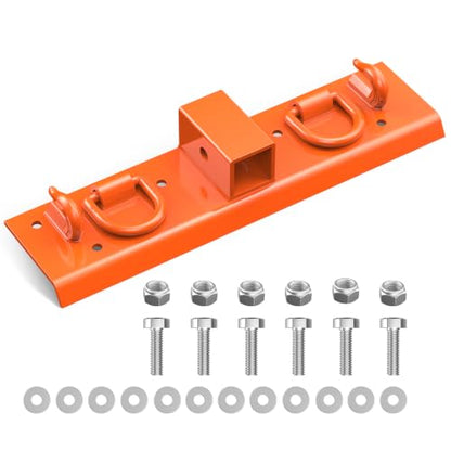 Tractor Bucket Grab Hooks Compact Compatible with Kubota Tractor - color: Orange
