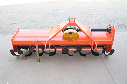 Farmer Helper 71" Tiller Heavy Duty Cat.I 3pt 25hp+ Rating (FH-IGN180) w/SlipClutch Driveline Requires a Tractor. Not a standalone Unit.