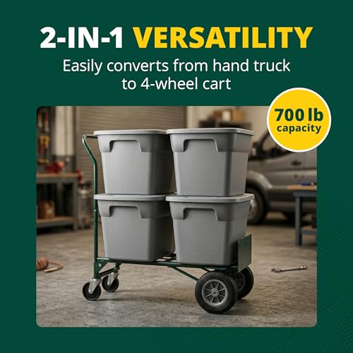 Harper Trucks JEDT8635P Convertible Hand Truck, 600/700 lb Capacity