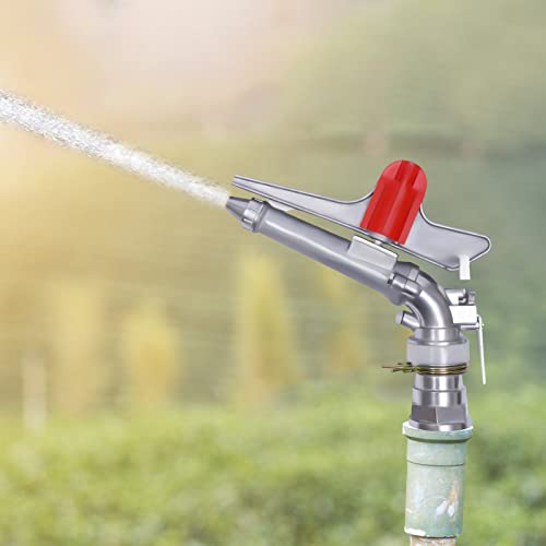 Agriculture Irrigation Spray Gun Sprinkler Large-Area 360° Adjustable Watering (2'' Update) - color: 2'' Update