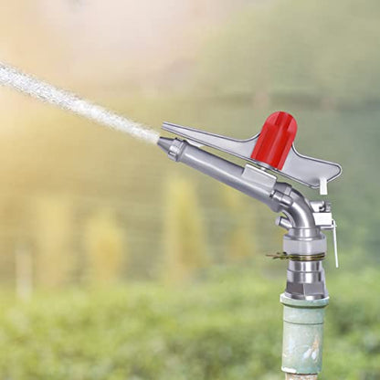 Agriculture Irrigation Spray Gun Sprinkler Large-Area 360° Adjustable Watering (2'' Update) - color: 2'' Update