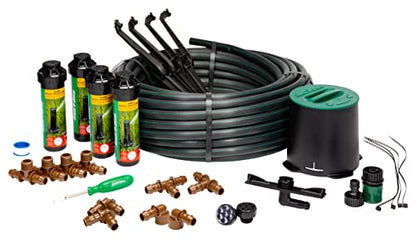 Rain Bird 32HE Professional Pop-Up Sprinkler, Click-N-Go - style: Pro Rotor In-Ground Sprinkler System Kit