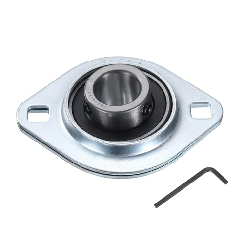 uxcell SBPFL204-12 Pillow Block Bearings 3/4" Bore Bearing Units Steel - size: SBPFL204-12 (ID 3/4")