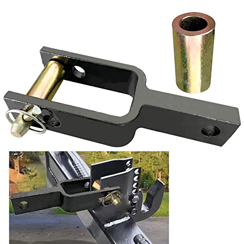 Versatile Quick Hitch Adapter with Adapter Sleeve Used to Adjust Top Link Bracket Movements for Category 1 Quick Hitch