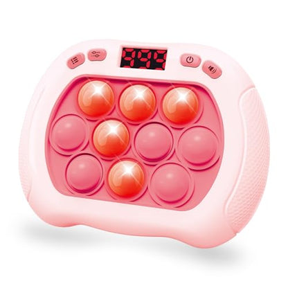 Intoypad Quick Push Pop Game Light Up Fidget Toy for Kids Pink - style: Pink
