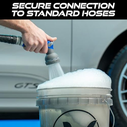 VIKING Hose Nozzle, 8 Spray Patterns, Thumb Control for Cars and Homes - style: 8 Pattern Thumb Control