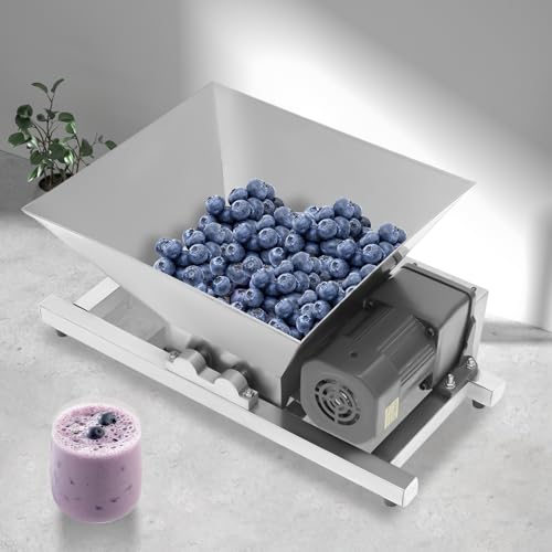Electric Fruit and Bread Crusher, 4L Stainless Steel Grinding Machine