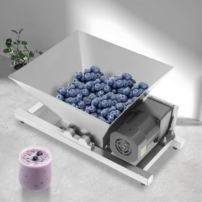 Electric Fruit and Bread Crusher, 4L Stainless Steel Grinding Machine