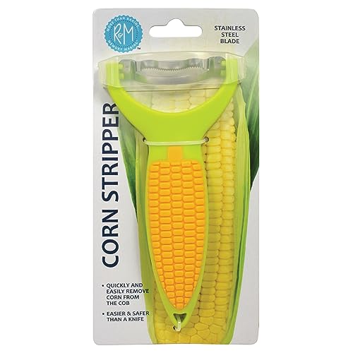 R&M Corn Stripper, Corn Peeler with Stainless Steel Blade. Quickly and Easily Remove Corn from the Cob