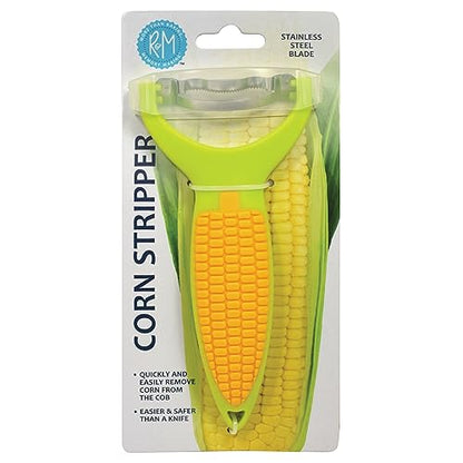 R&M Corn Stripper, Corn Peeler with Stainless Steel Blade. Quickly and Easily Remove Corn from the Cob