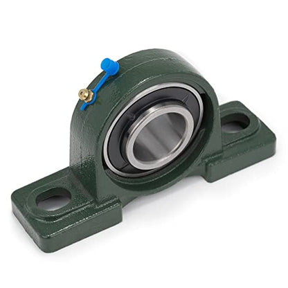XIKE 2 Pcs UCP207 Bore 35 mm Pillow Block Mounted Ball Bearings. - size: UCP207 Bore 1-3/8"