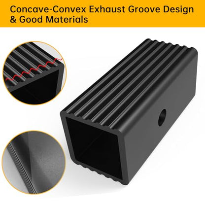 2-1/2 Inch to 2 Inch Trailer Hitch Receiver Adapter Sleeve - size: 2.5" to 2"