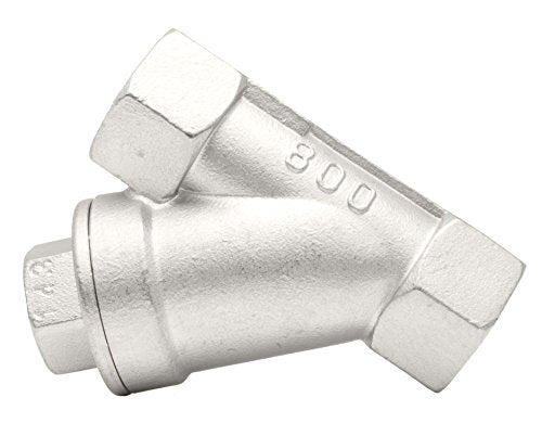 3/8" Stainless Steel Y-Strainer - 800WOG, FxF NPT - size: 3/8 Inch