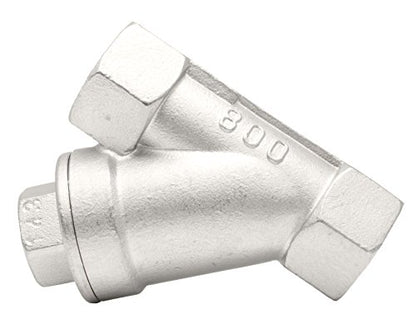 3/8" Stainless Steel Y-Strainer - 800WOG, FxF NPT - size: 3/8 Inch