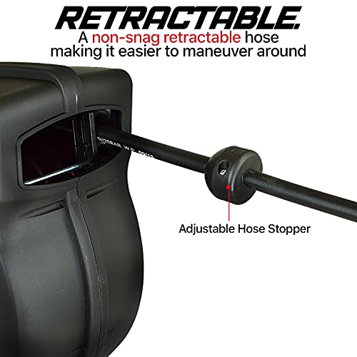 ReelWorks Air Hose Reel Retractable 3/8" Inch x 50' Foot