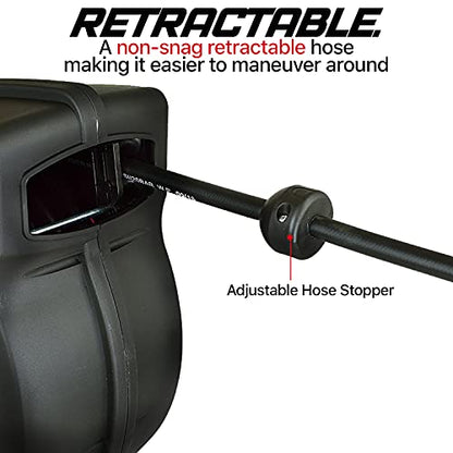 ReelWorks Air Hose Reel Retractable 3/8" Inch x 50' Foot