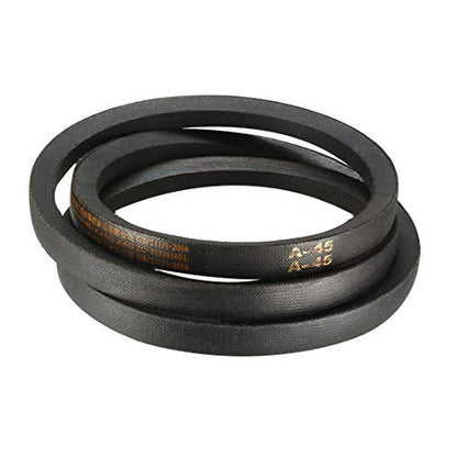 uxcell A45 Drive V-Belts 45" Inner Length 13mm Width 8mm Thick JIS Standard A-Section Rubber Drive Transmission Belt - size: 45"