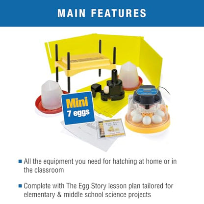 Brinsea Mini II Advance Complete Classroom Egg Hatching Incubation Kit - size: Classroom Kit, 7 Eggs