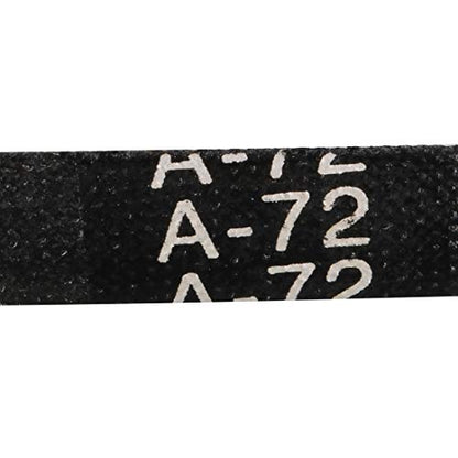 uxcell A72 Drive V-Belts 72" Inner Length 13mm Width 8mm Thick JIS Standard A-Section Rubber Drive Transmission Belt - size: 72"