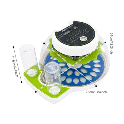 Bird Egg Incubator 33 Eggs, Poultry Quail Incubator, Automatic Temperature Control with Digital LED Display, Small Quail Brooder, for Parrot, Canary, Small Poultry & Bird Hatching - size: 33 Bird Eggs