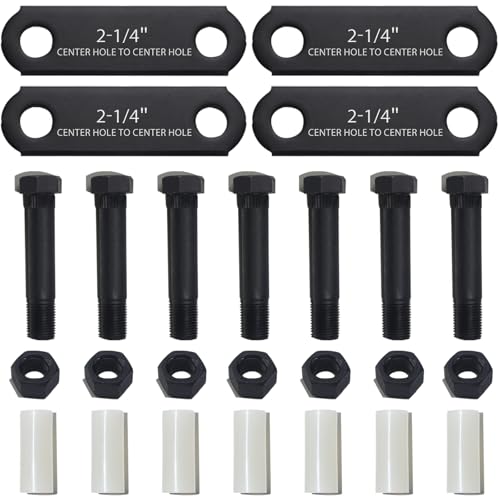 2-1/4" Tandem Axle Trailer Shackle Kit - size: 4Pcs 2-1/4" shackle straps