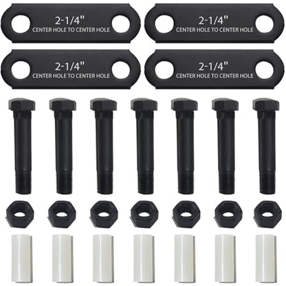 2-1/4" Tandem Axle Trailer Shackle Kit - size: 4Pcs 2-1/4" shackle straps