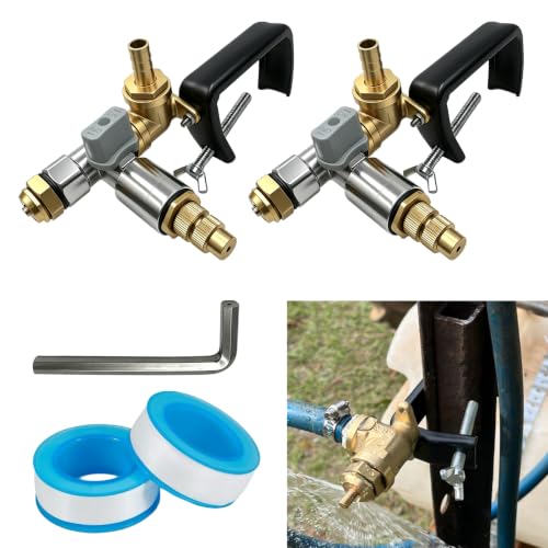 2-Pack Boomless & Fence Line Sprayer Nozzle for ATV – Brass Construction, 31FT Spray Swath, Adjustable Pattern, Universal Fit for Spot Sprayers.