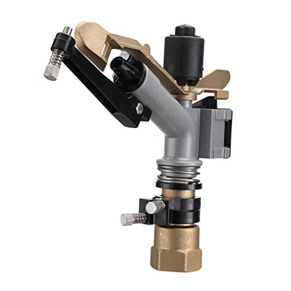 1" Agriculture IrrigationSprinkler Gun Sprinkler Large-Area Irrigation Spray Gun Garden Farm Watering Sprinkler 360° Adjustable Watering for Farms, Orchards, Tea Gardens, Forestry,Pack of 2 - size: 1 inches, 2#, Pack of 2