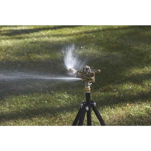 Strongway Tripod Sprinkler, 6-10 GPM, 100ft. Coverage, 7,800 Sq. Ft.