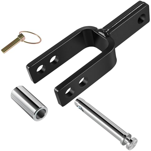 Versatile Quick Hitch Adapter with Adapter Sleeve Used to Adjust Top Link Bracket Movements for Category 1 top Link