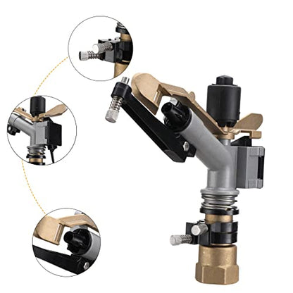 1" Agriculture Farm Irrigation Sprinkler Watering Spray 360° Rotary