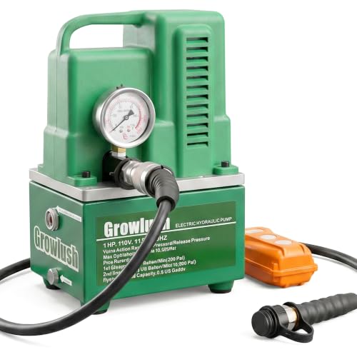 Electric Hydraulic Pump Power Pack Unit 2 Stage Single Acting 110v/120v 10k psi (10000Psi One Way Mini)